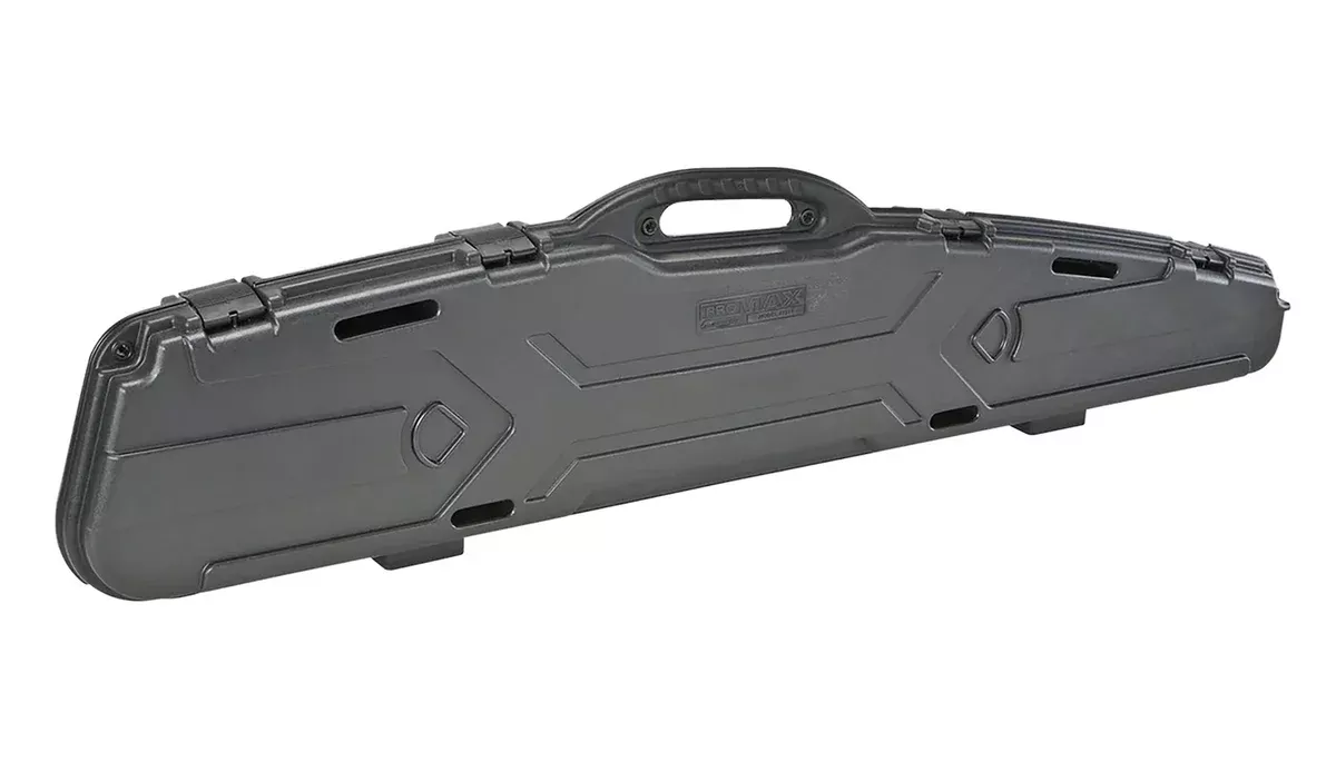 Plano 151101 Single Pillared Scoped Rifle Case Black Polymer Foam Padding