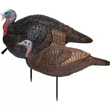 Primos 69075 Gobstopper Lite Decoy Hen and Jake Combo, Brown