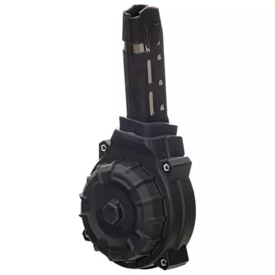 Pro Mag DRM-A67 9mm 50rd Drum Black PolyMagazine Springfield - Xdm