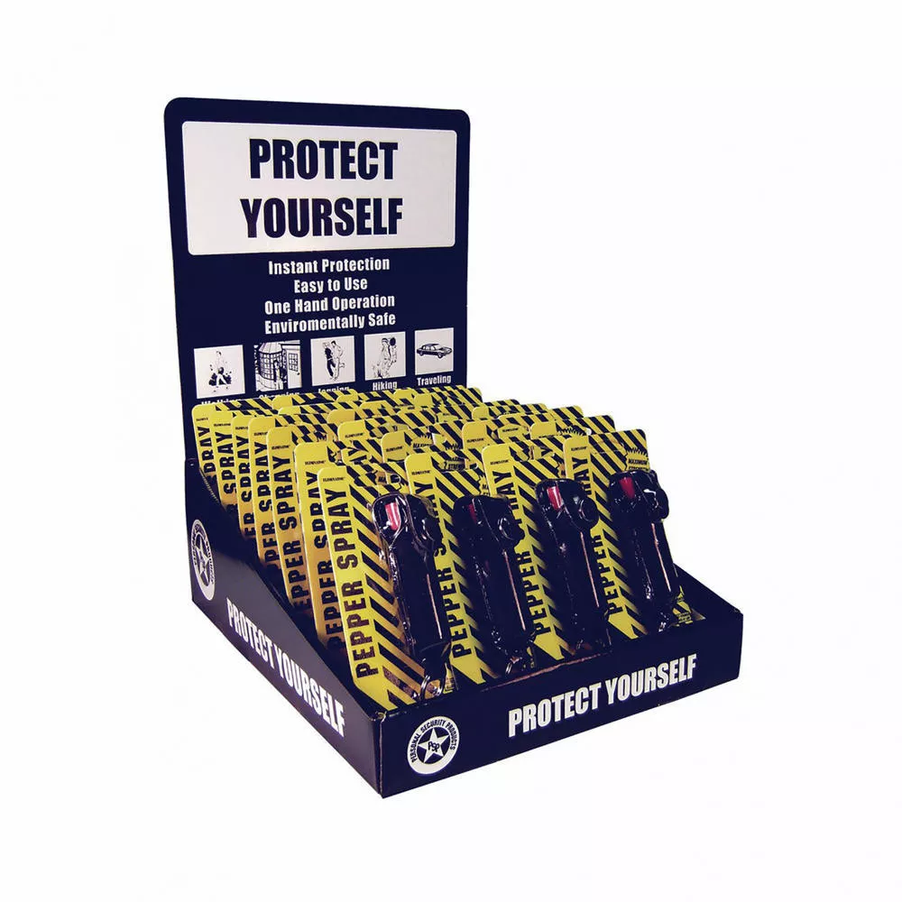 PS Products Pop Pepper Spray Display 16 Pieces