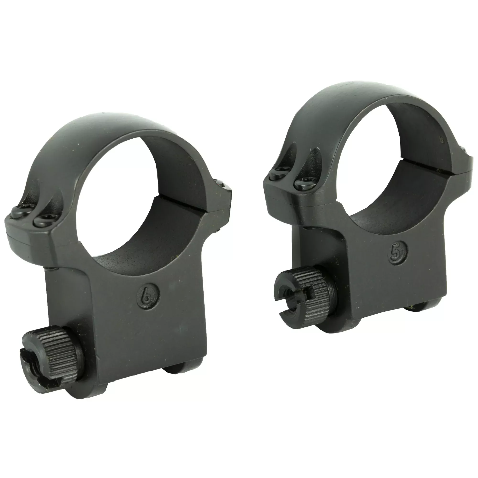 Ruger 1 High Scope Rings – Matte Black, Two-Piece Set (5BHM/6BHM)