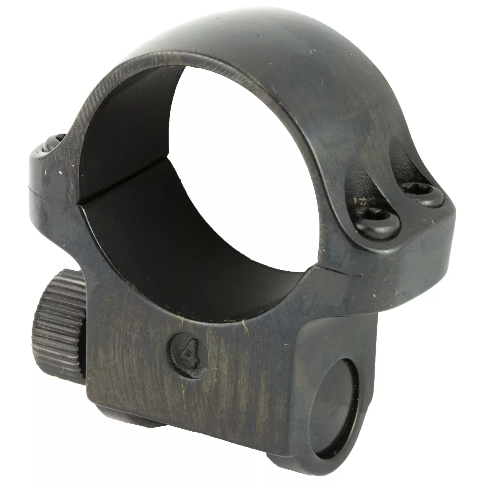 Ruger 1 Medium (4) Steel Scope Ring – Blued Finish, Sold Individually
