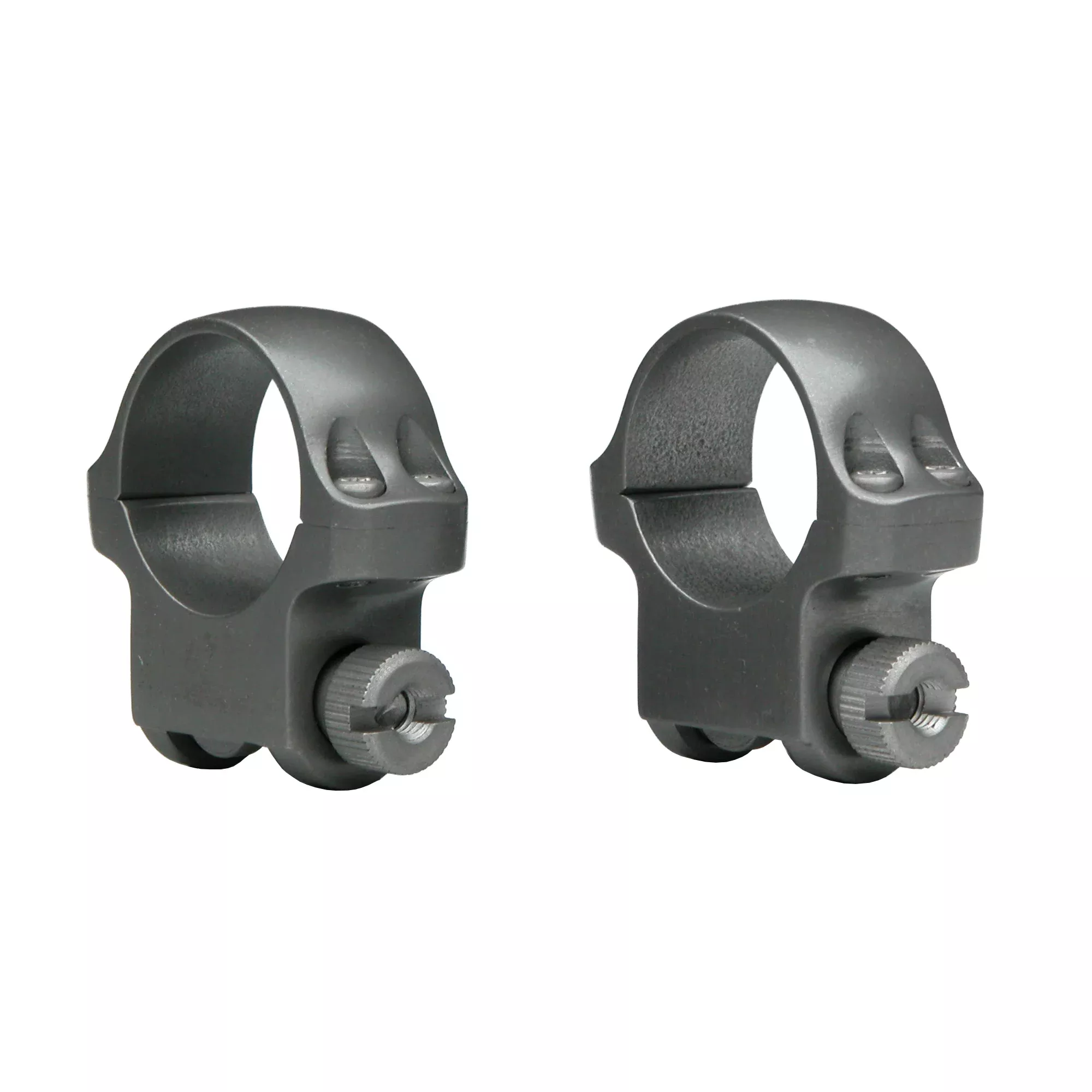 Ruger 1 Medium Height Scope Ring Set – Matte Black, Fits 1" Tubes (2-Pack)