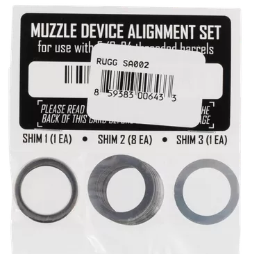Rugged Suppressors Shim Kit 5/8x24