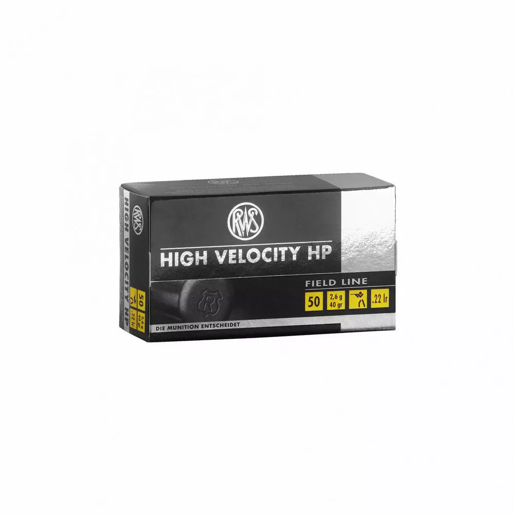 Rws 22LR High Velocity Hollow Point 40 Grain 50/5000