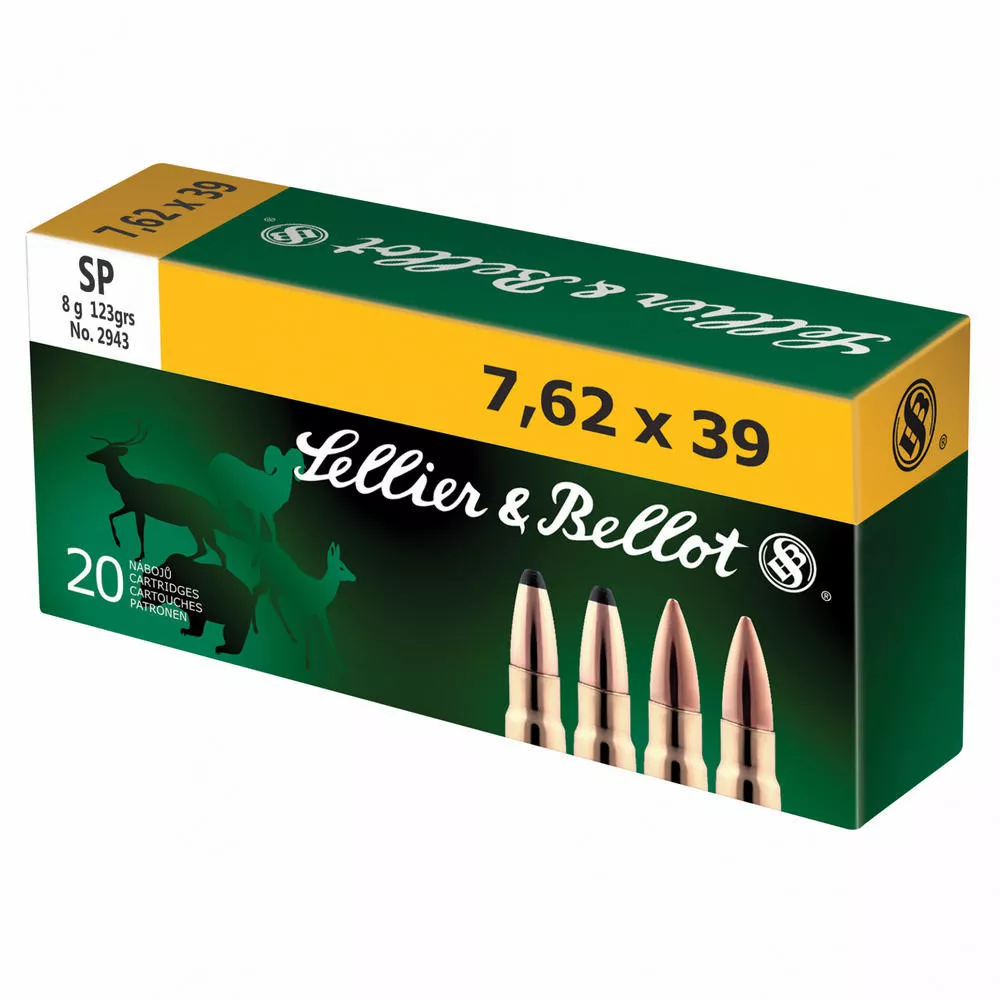 S&b 762x39 123gr Solid Point 20/600