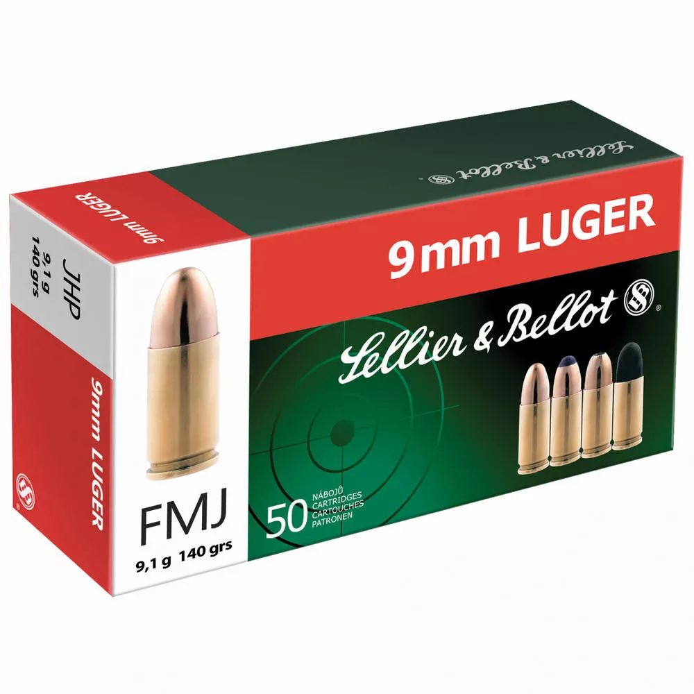 S&b 9mm Subsonic 140gr Full Metal Jacket 50/1000