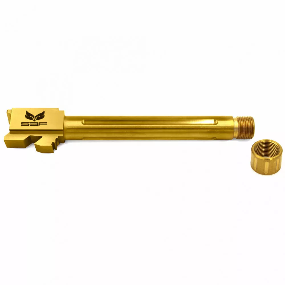 S3F Threaded/Fluted Barrel for Glock 34 Titanium