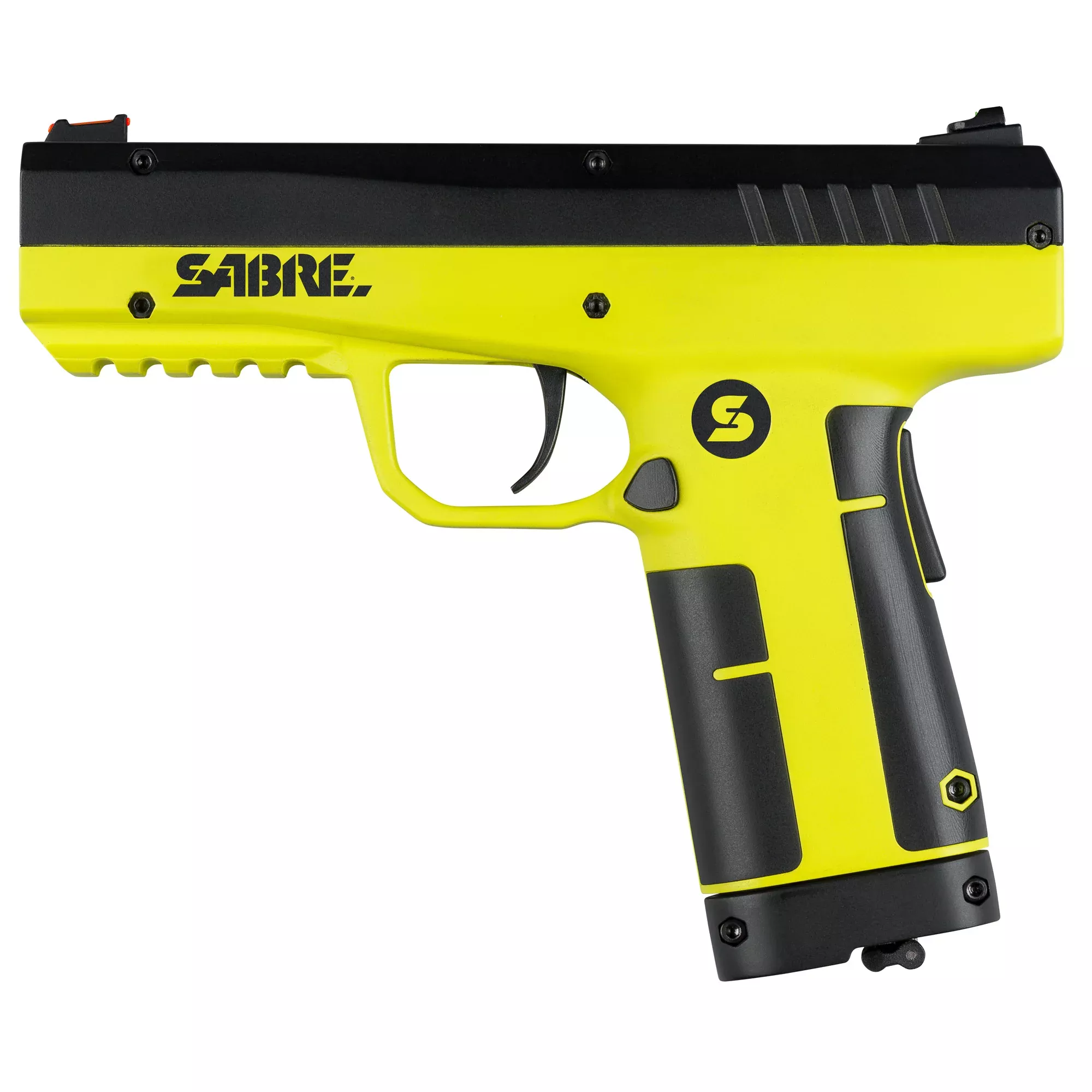 Sabre Compact Pepper Launcher with Case – 7-Projectile Capacity
