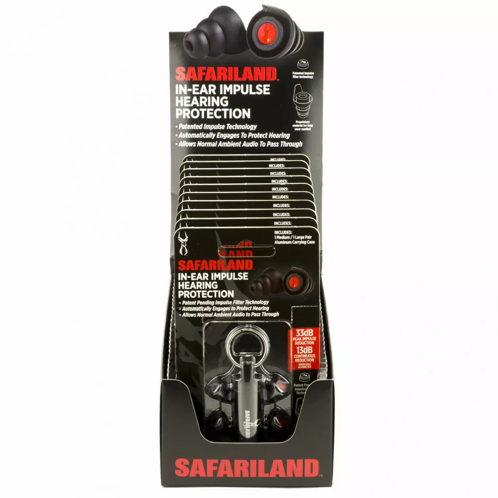 Safariland Impulse In-Ear Plug Display 10Pk