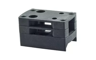 Shield Sights Picatinny/Weaver Mount with Triple Height Spacers – Polymer Construction