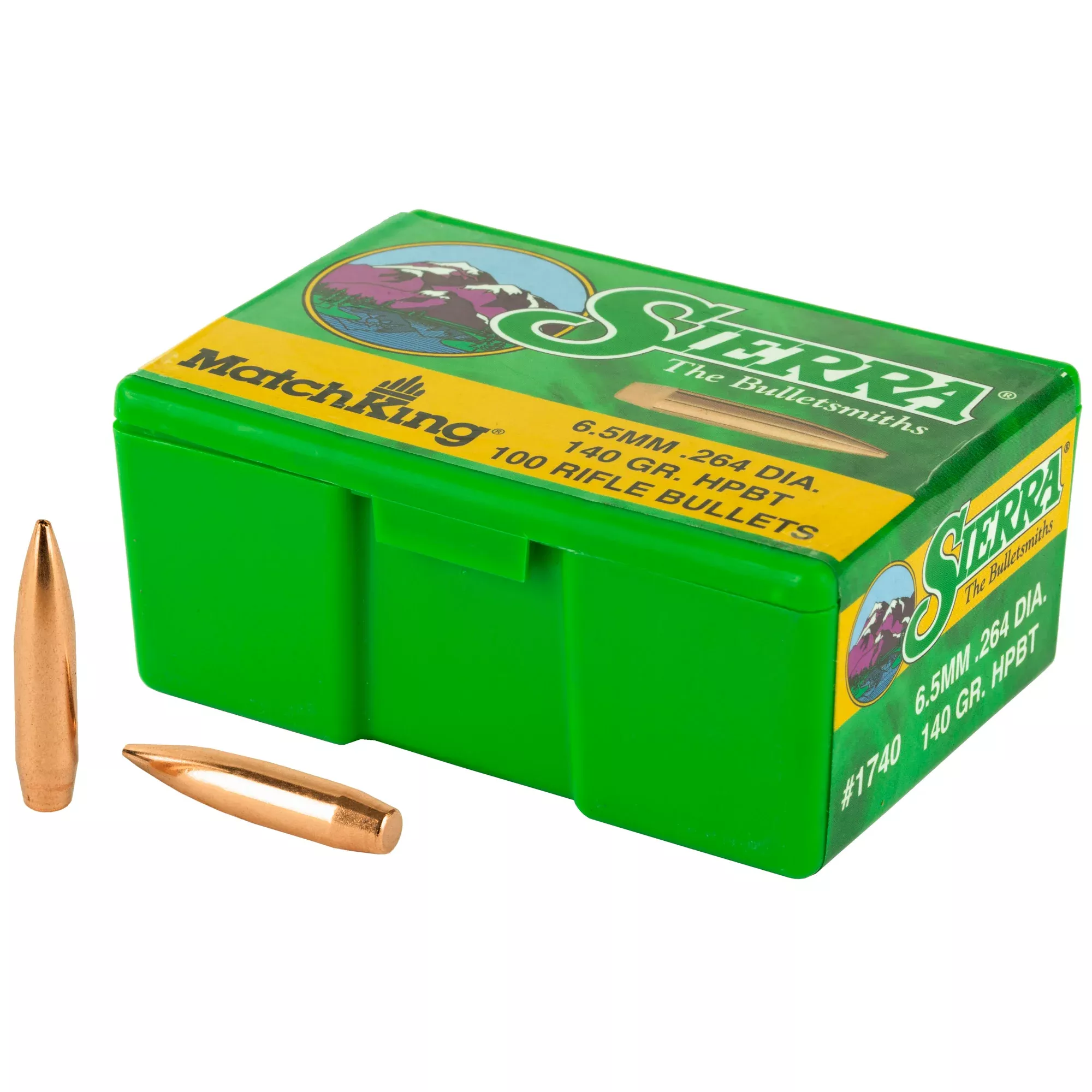 Sierra Bullets MatchKing .264 140gr BTHP – 100ct Box