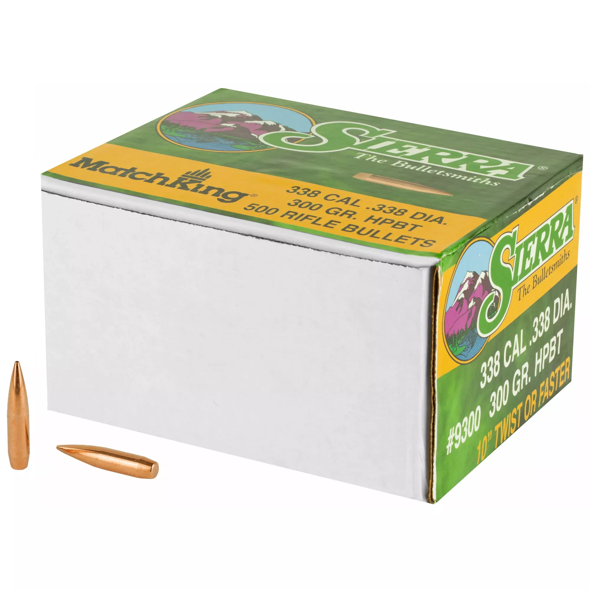 Sierra MatchKing .338 300gr HPBT Bullets – 500 Count