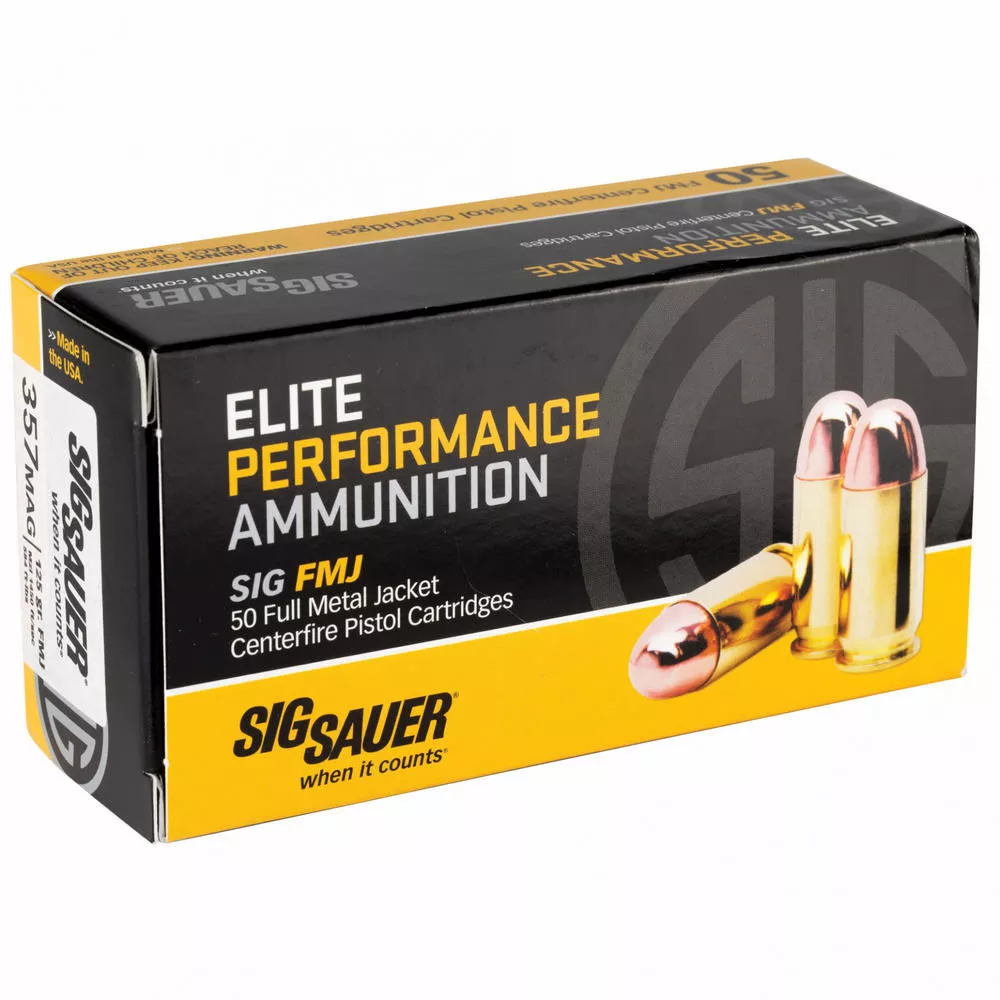 SIG AMMO 357MAG 125GR FMJ 50/1000