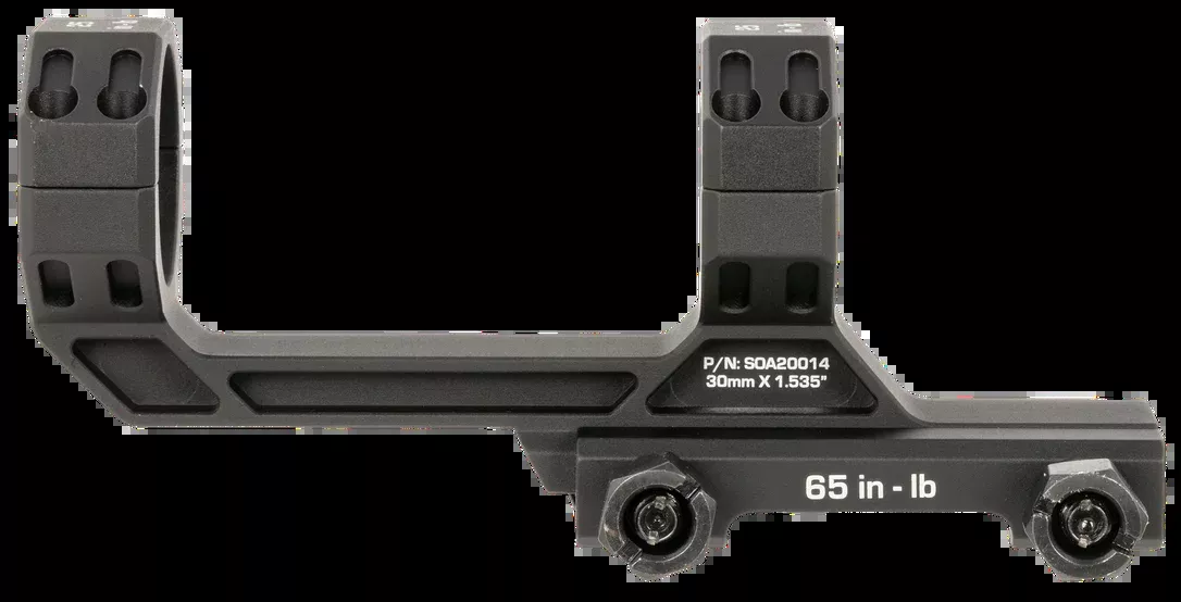 Sig Sauer ElectroOptics SOA20014 Alpha MSR Scope MountRing Combo Black Anodized 30mm0 MOA