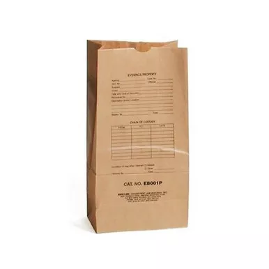 Sirchie Pre-Printed Kraft Evidence Bags