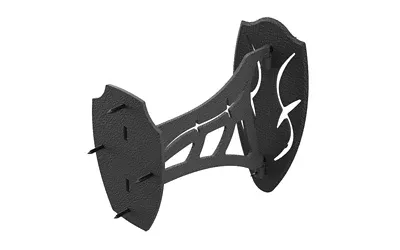 Skull Hooker Single Shoulder Mount – Black