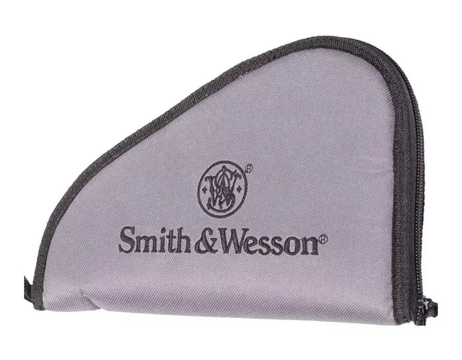 Smith & Wesson M&P Defender Single Padded Handgun Case, Small (Gray)