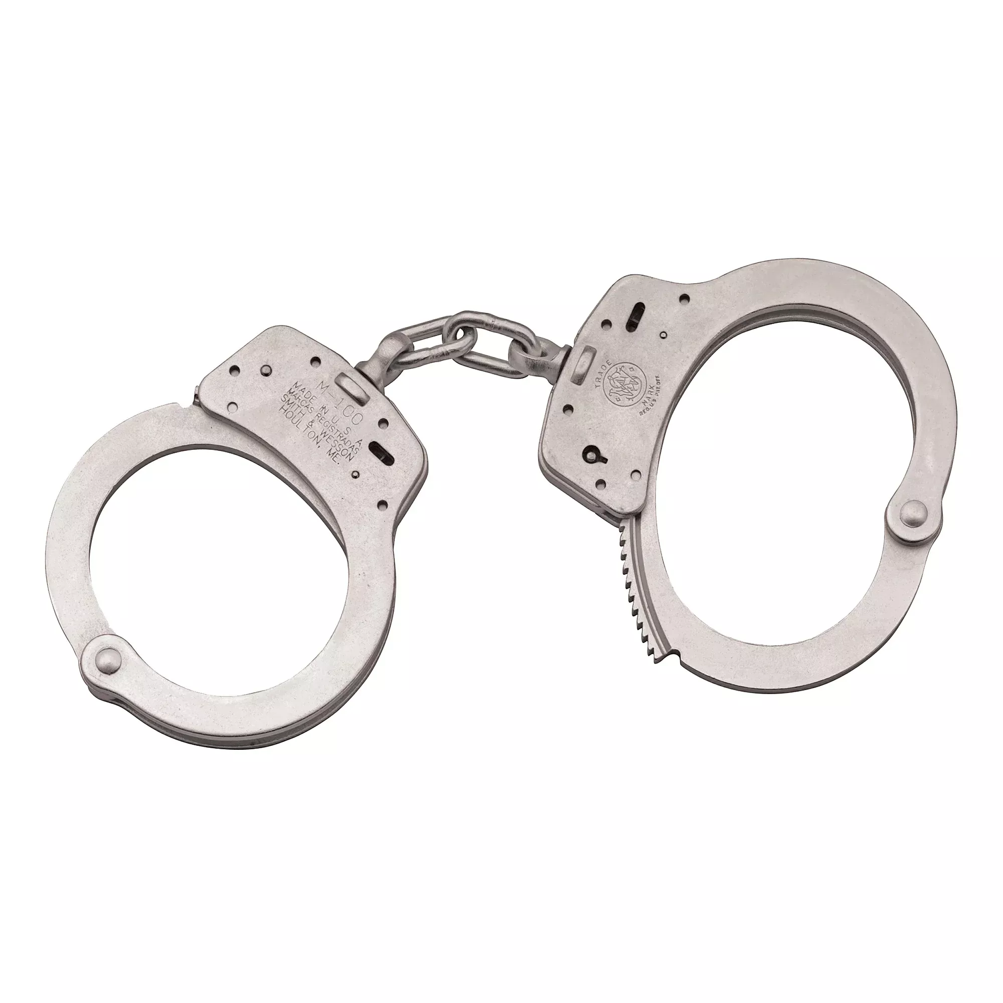 Smith & Wesson Model 100 Handcuffs – Nickel Finish