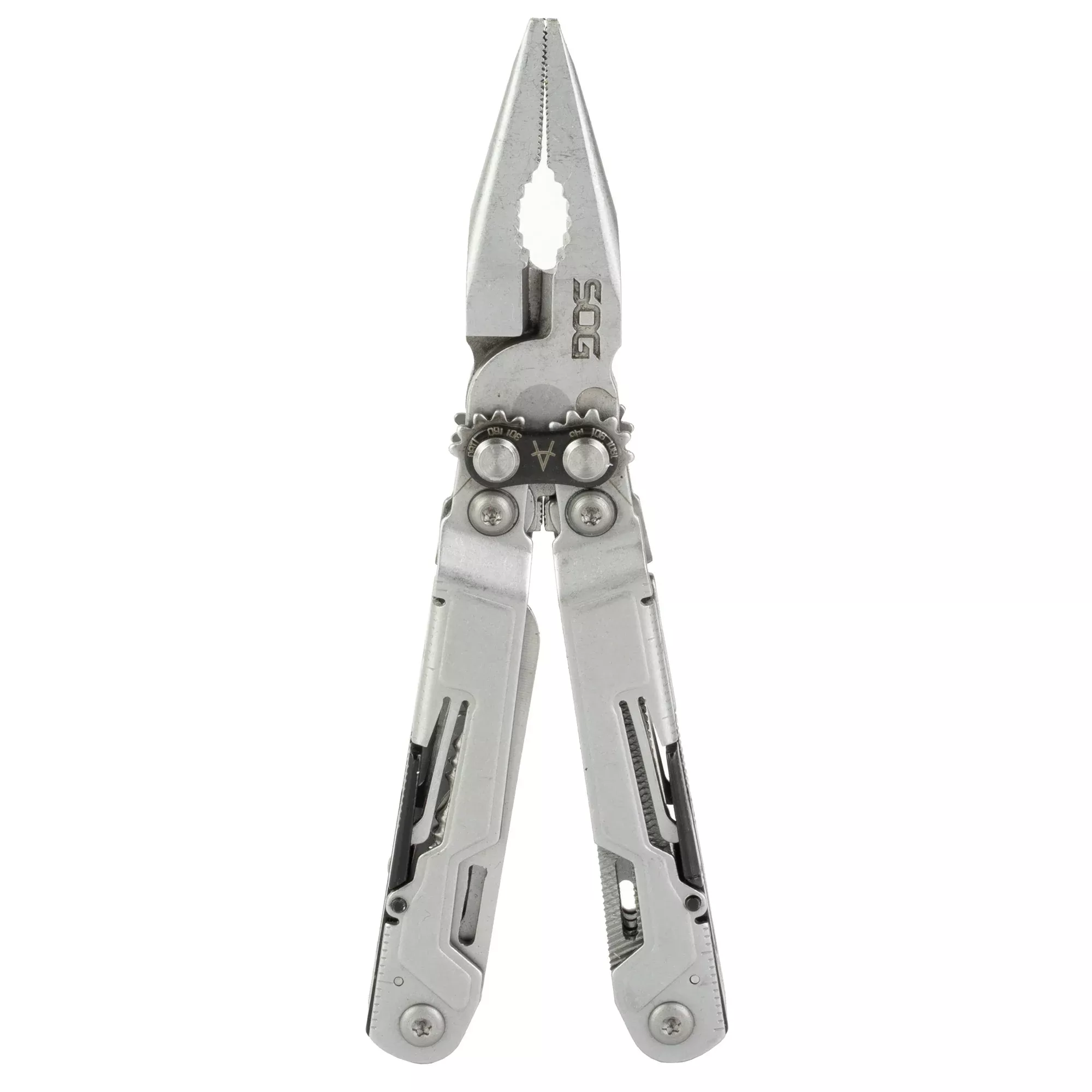 SOG PowerPint Multi-Tool with Sheath – 18 Tools, Pocket-Size EDC