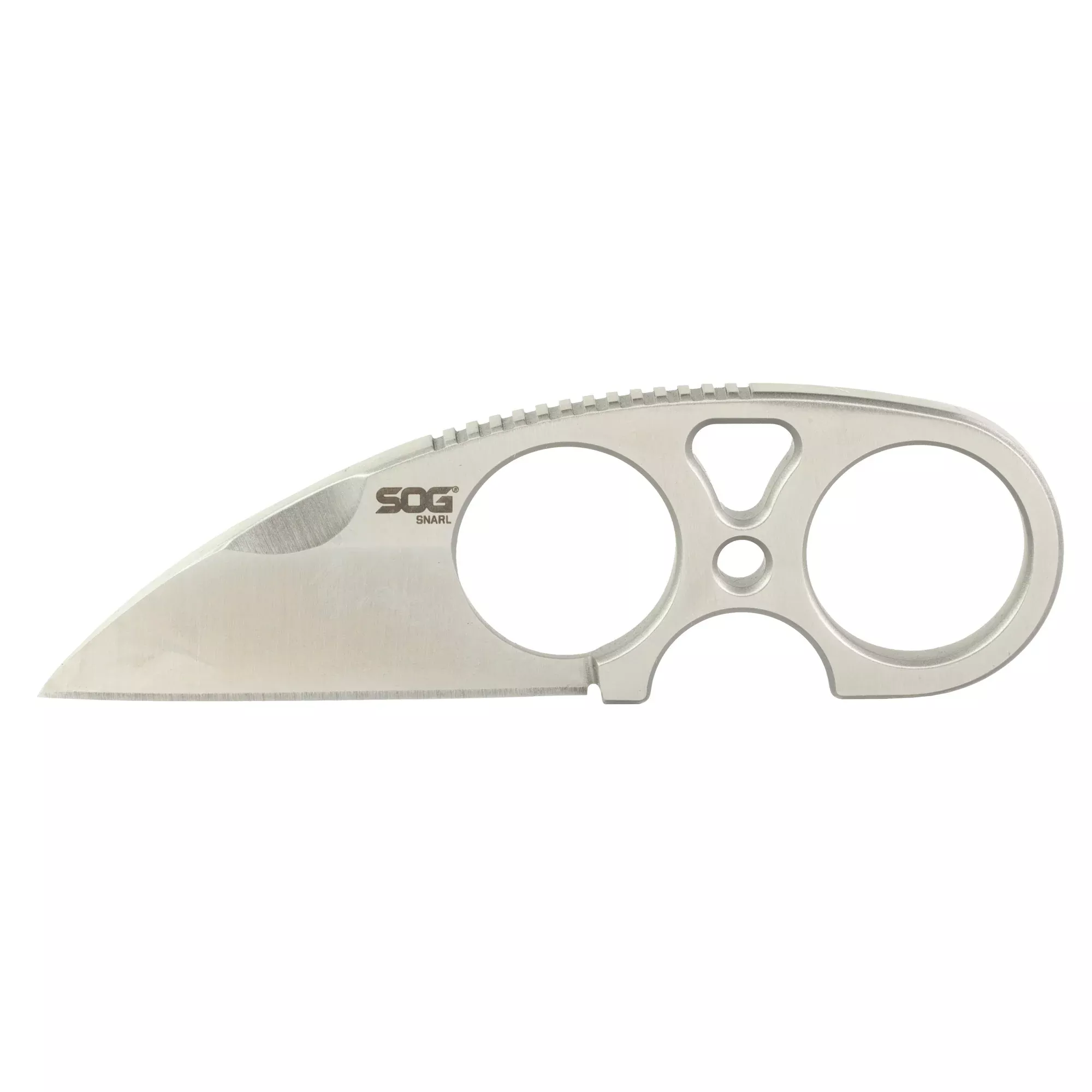SOG SNARL Fixed Blade Knife – 2.3" Compact EDC with Sheath
