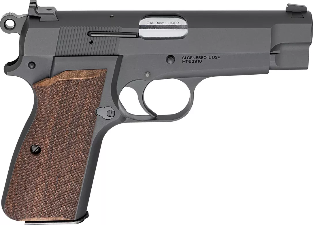 SPRINGFIELD SA-35 9MM 4″ 15RD MATTE BLUED/WALNUT