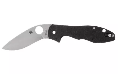 Spyderco Retract G-10 Folding Knife – 3.4" Black Blade