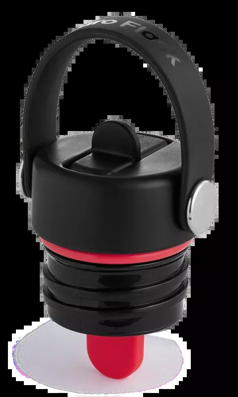 Standard Mouth Flex Straw Cap – Black