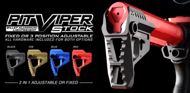 Strike Pit Viper Stock, Si Viper-pit-fde Pit Viper Stock