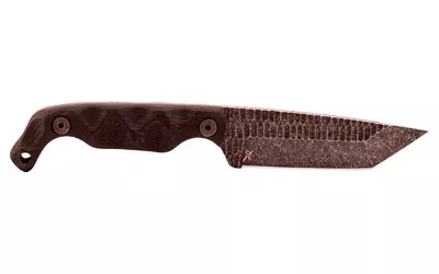 Stroup Knives Bravo5 Fixed Blade – 3.5" Acid Etched