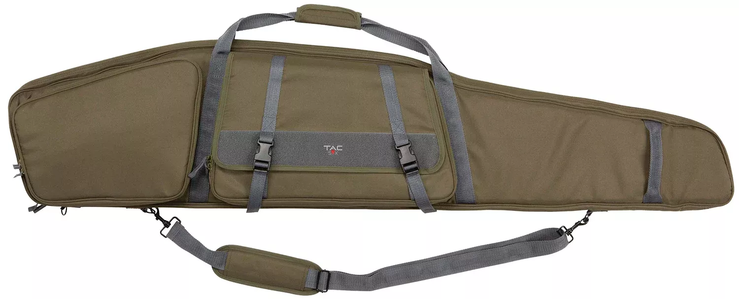 Tac Six 10954 Garrison Rifle Case OD Green 600D Polyester Foam Padding