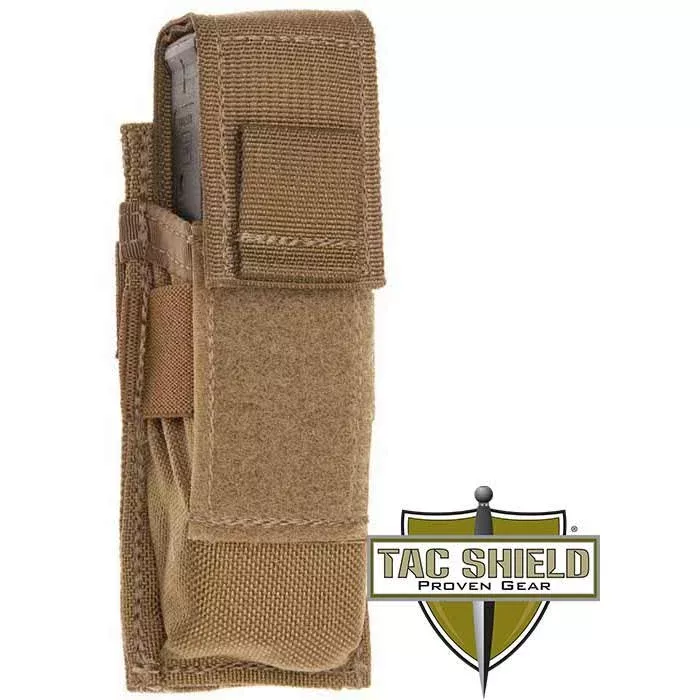 TangoDown Single Universal Pistol Pouch Coyote Tan