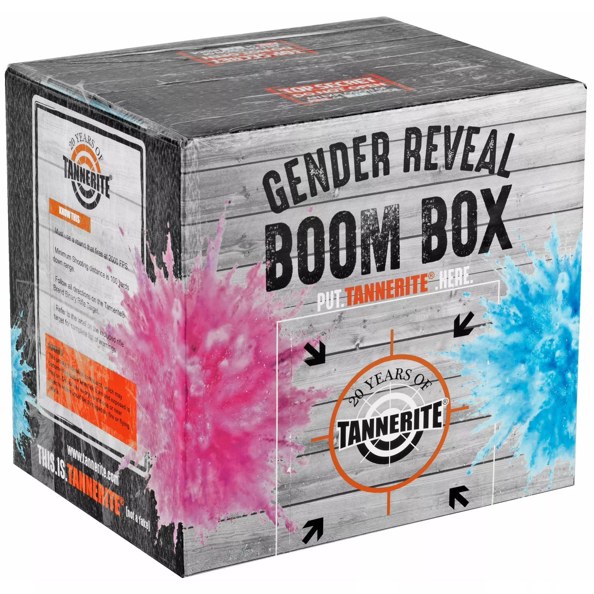 Tannerite Gender Reveal Blue Exploding Target – 1 lb Binary Kit