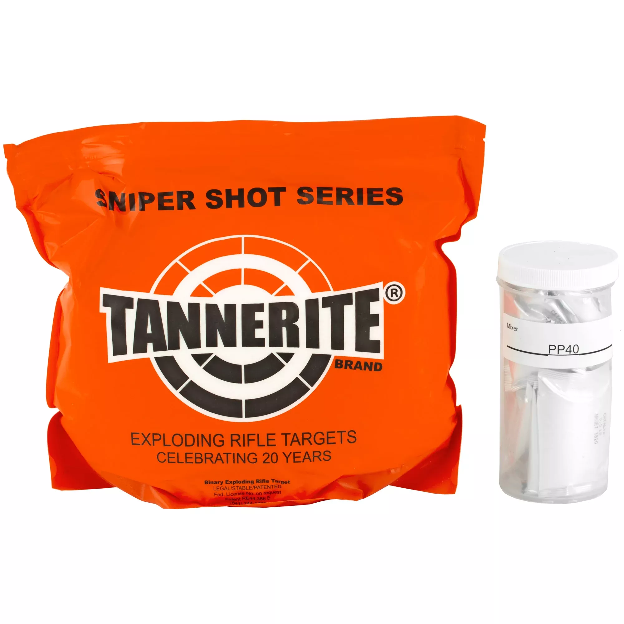 Tannerite Sniper Shot 20lb & 40 Targets – Binary Exploding Rifle Targets