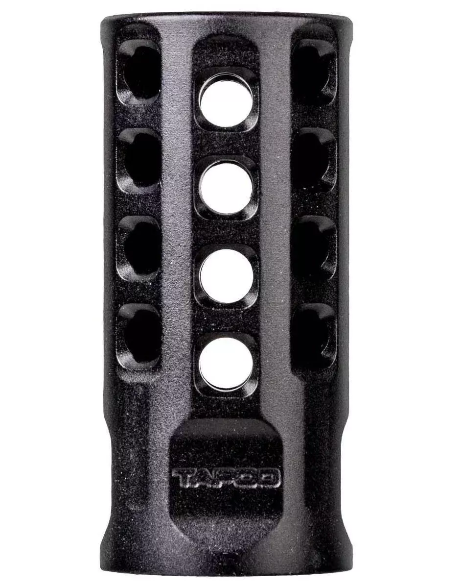 Tapco 10/22 Muzzle Brake – Black, Thread-On Design for Ruger 10/22