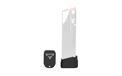Taran Tactical Innovation TTI Base Pad Versatile +5 Flat Black – Glock 9mm/40 S&W