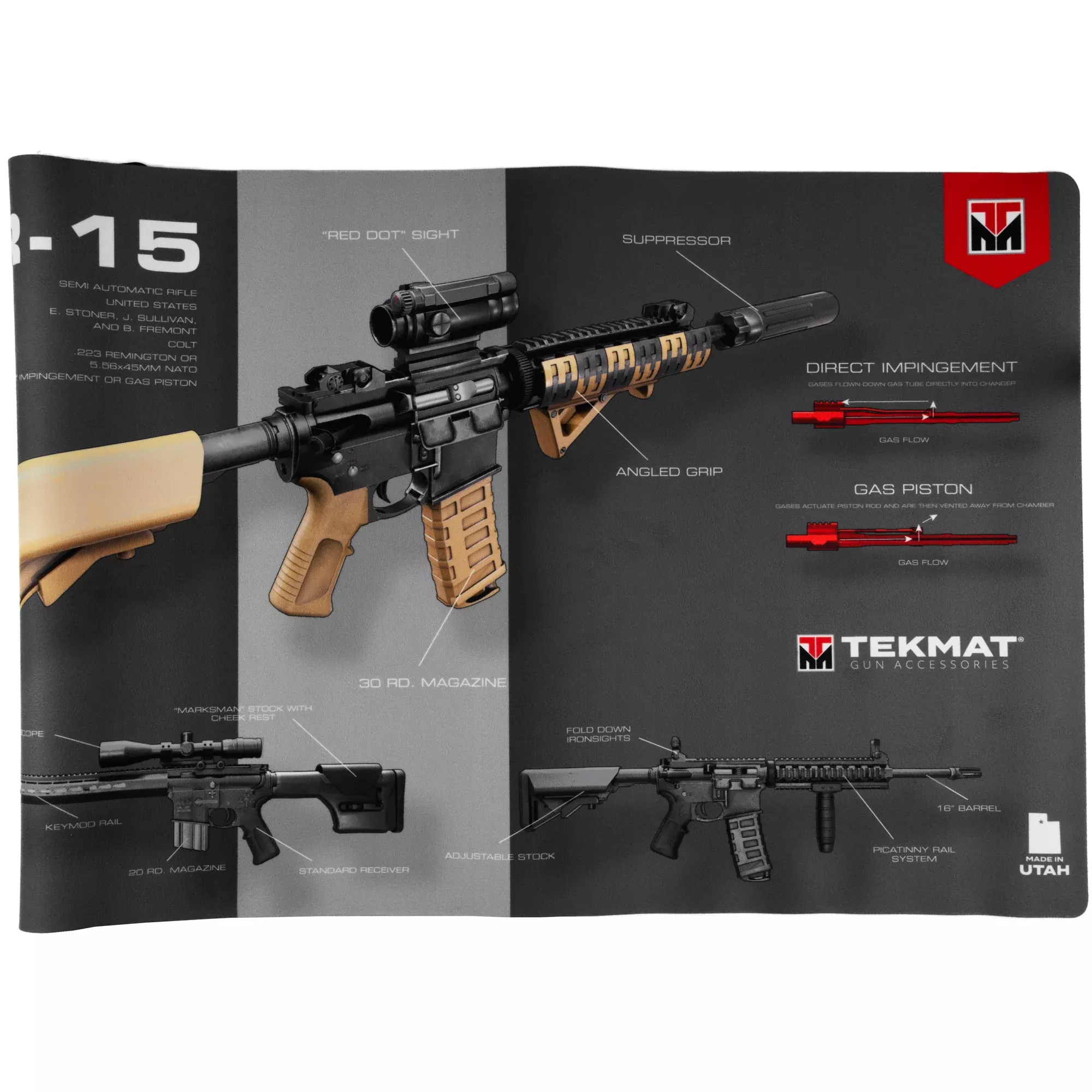 TekMat Door Mat Weapons Platform – Heavy-Duty Cleaning & Maintenance Mat