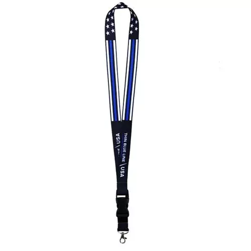 Thin Blue Line Lanyard – Stars and Stripes