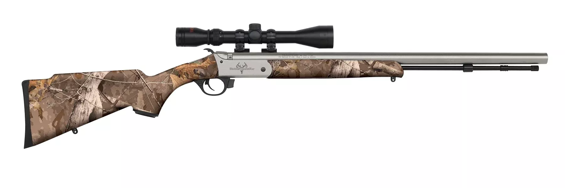 Traditions Buckstalker XT .50 Caliber Muzzleloader with Wyld Camo and Scope