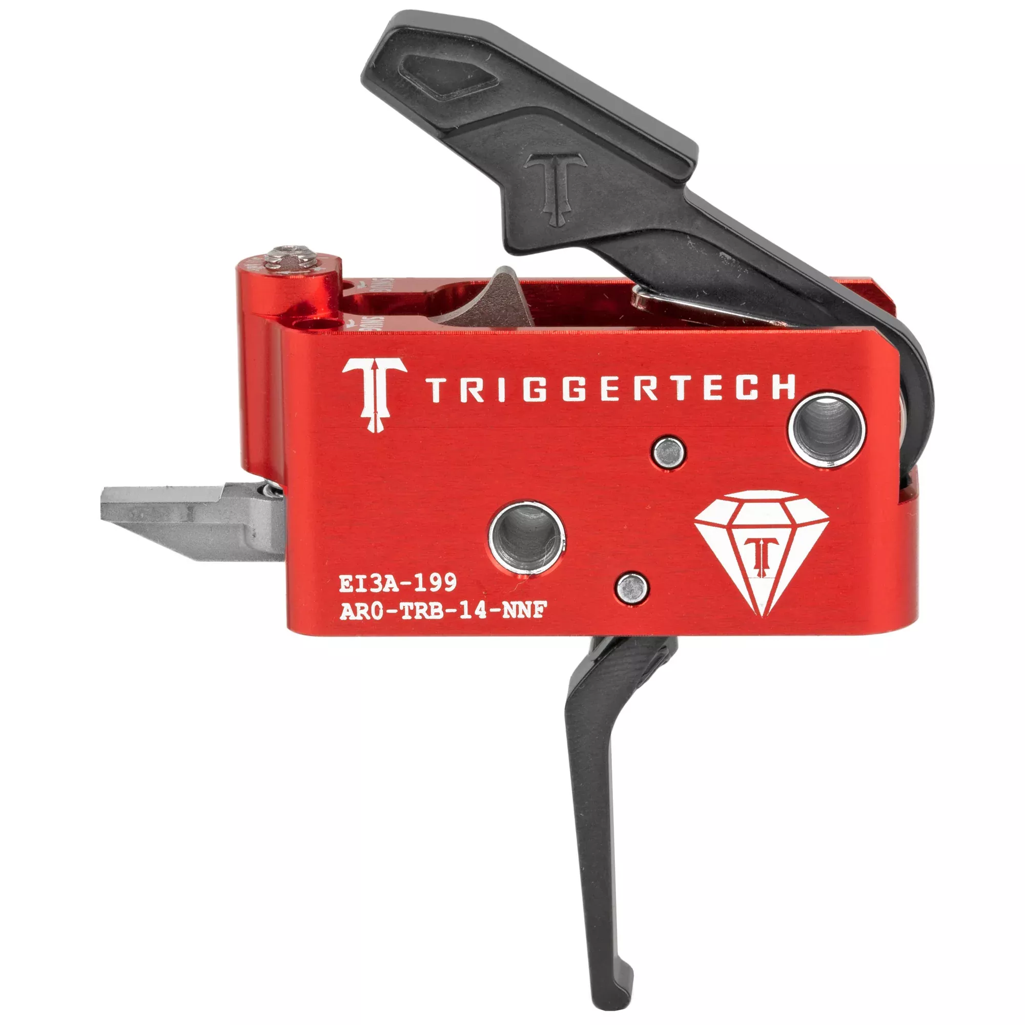 TriggerTech AR-15 Black Diamond Flat Right-Hand Trigger