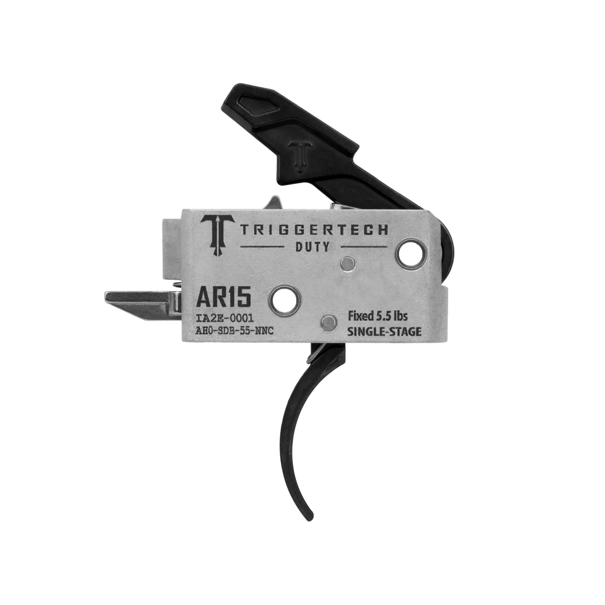 TriggerTech AR-15 Duty Mil Curved Trigger – 5.5 lb Pull Weight
