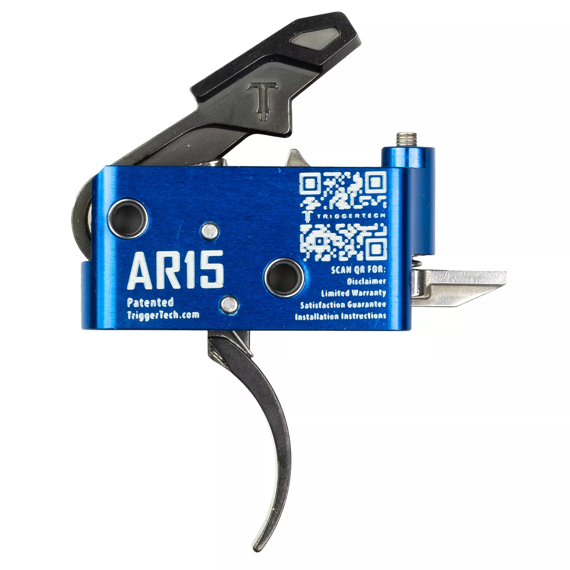 TriggerTech AR-15 Single Stage Diamond Curved Trigger – AR-15/AR-10 Compatible