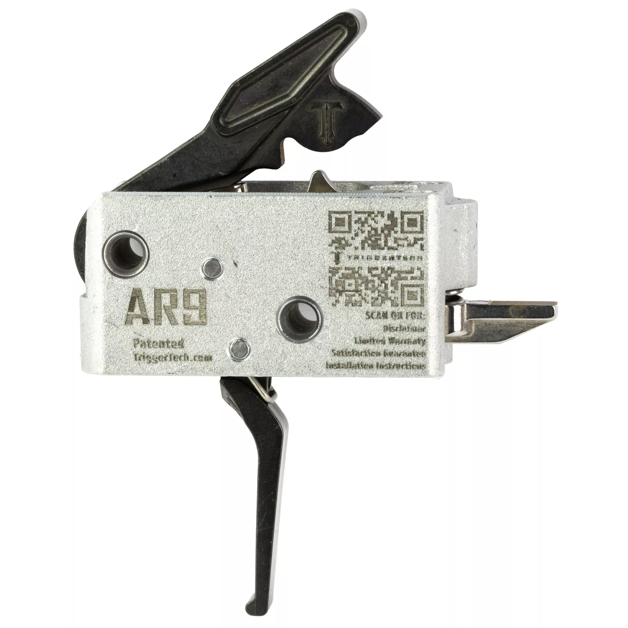 TriggerTech AR-9 Two-Stage Duty Flat Trigger – 3.5 lb Pull Weight