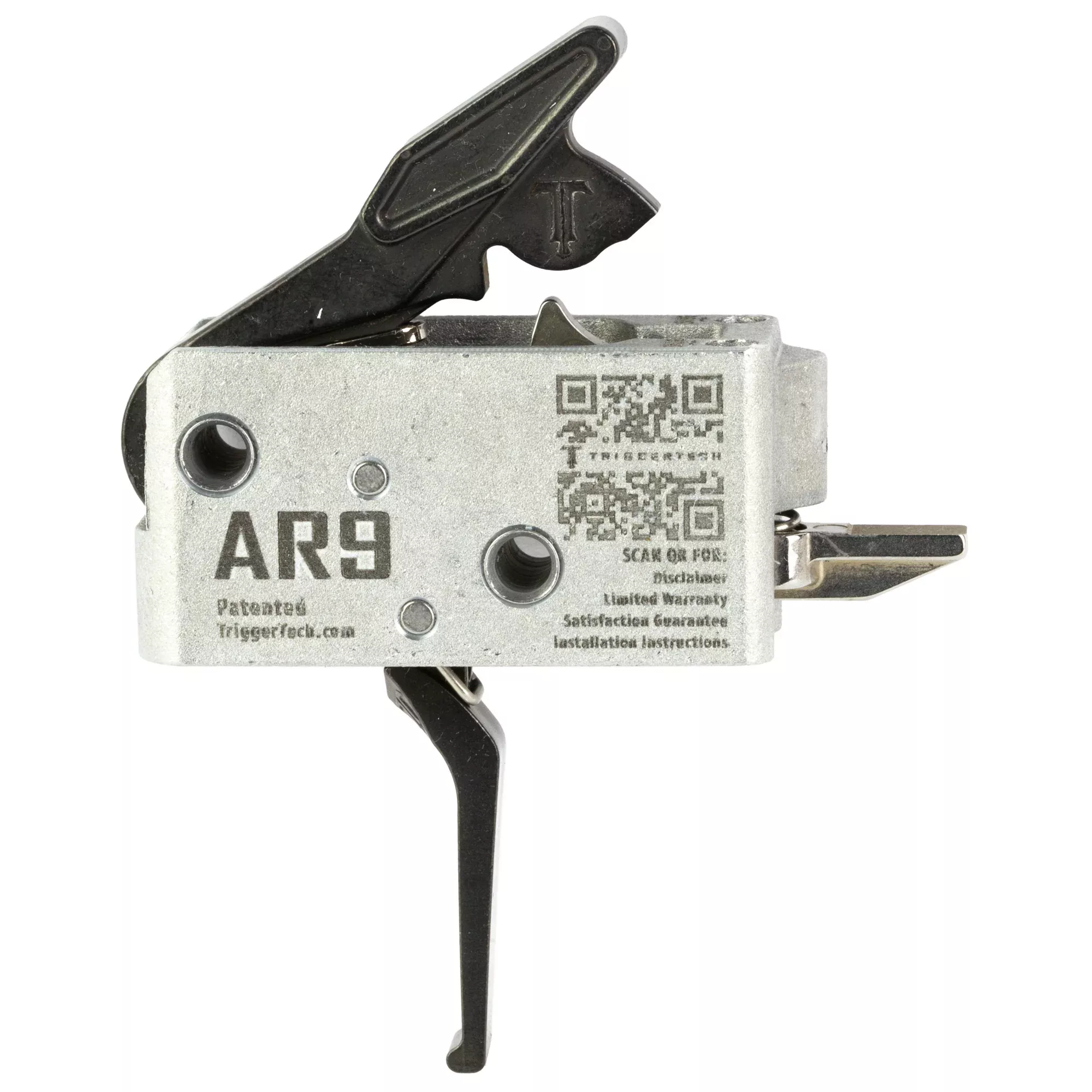 TriggerTech AR9 Duty Flat Trigger – 3.5 lb Pull Weight for AR-9 Pattern Pistol Caliber Carbines