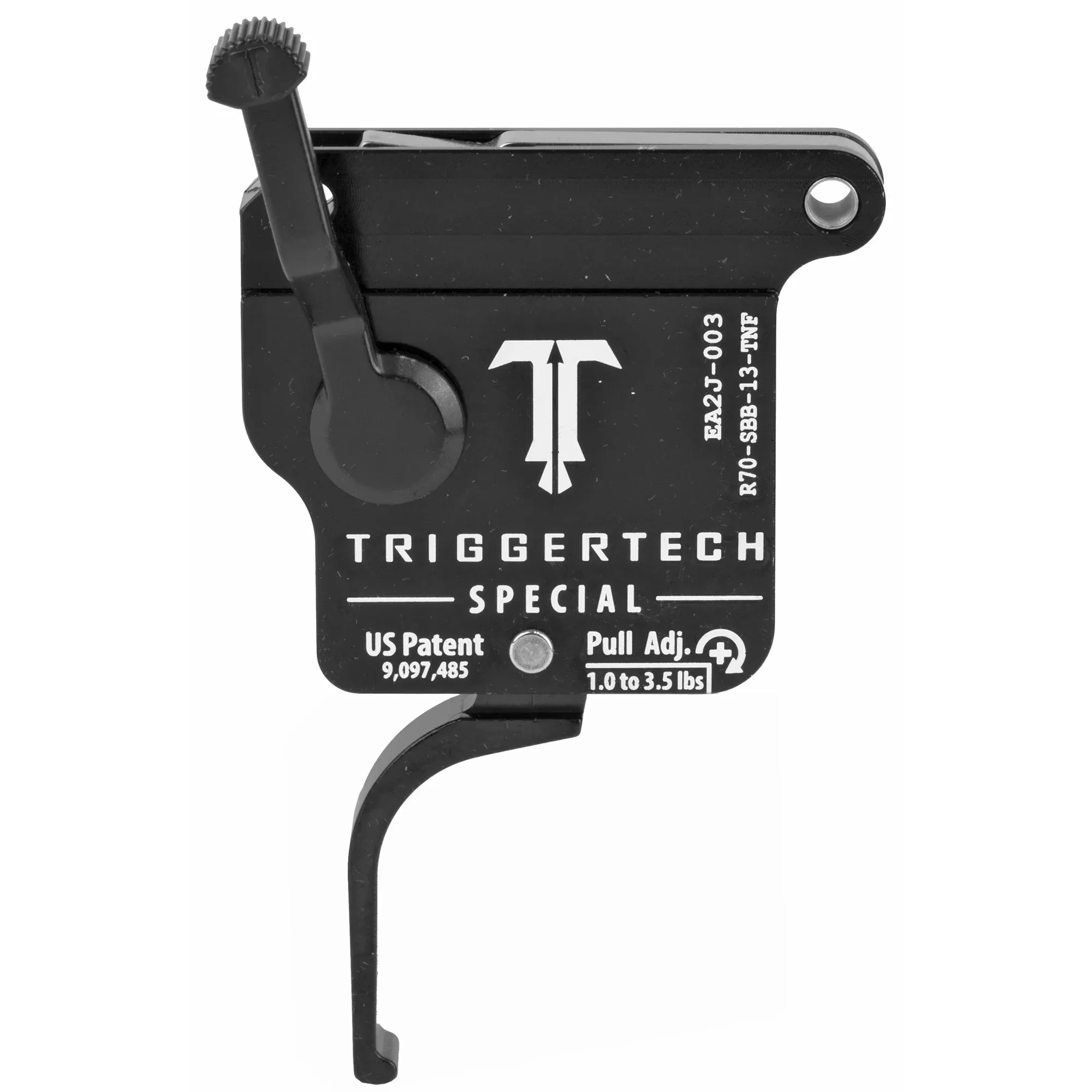 TriggerTech Remington 700 Special Black Flat Clean Right Hand Trigger
