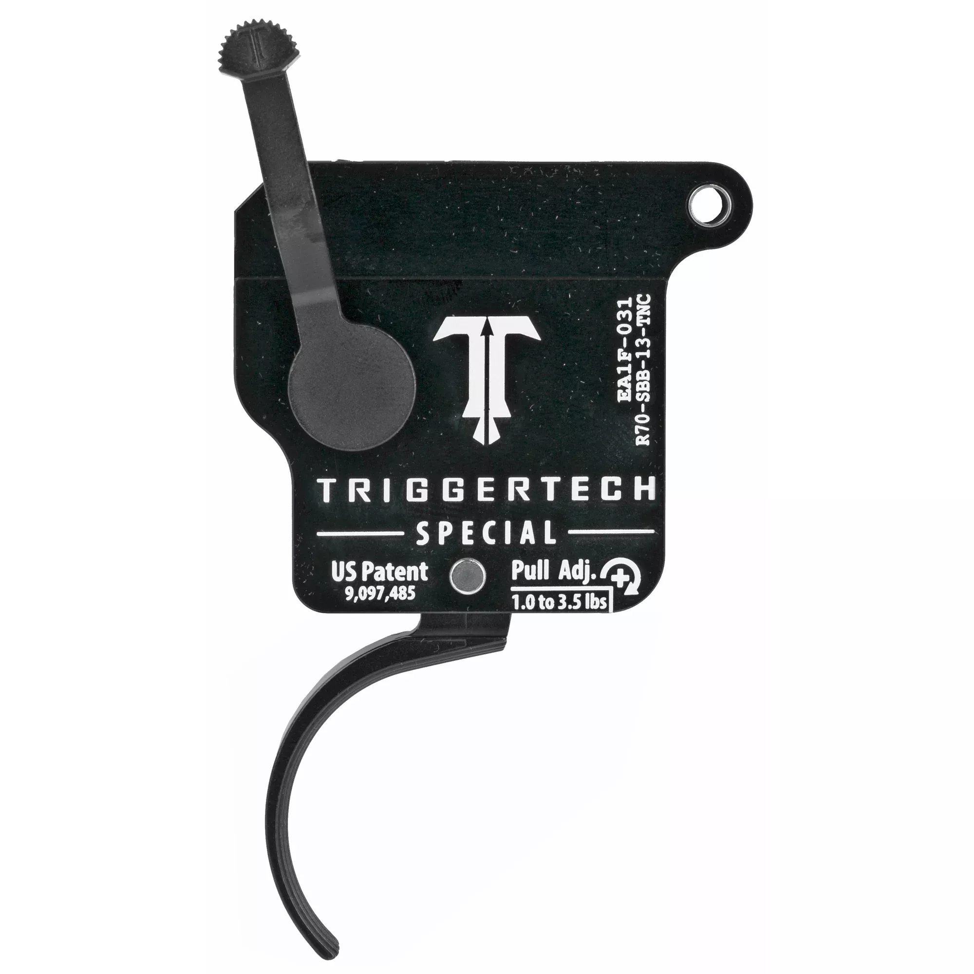 TriggerTech Special Curved Clean Trigger for Remington 700 – Right Hand, Black