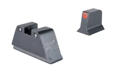 Trijicon Suppressor Night Sight Set Green – Glock 17 (Orange Front Ring/Blacked-Out Rear)