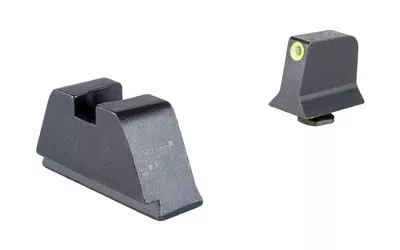 Trijicon Suppressor Night Sight Set Green for Glock 17 (Yellow Front/Matte Rear)