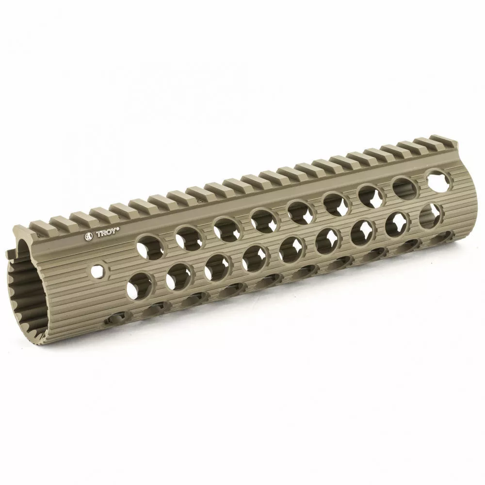 Troy 9" Alpha Rail No Sight Flat Dark Earth