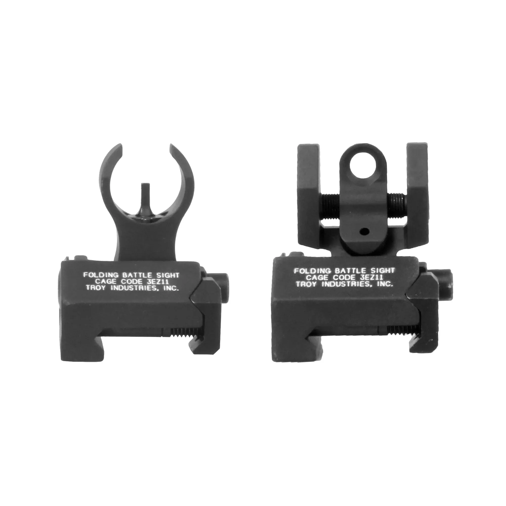 TROY Industries BattleSight Micro Front & Rear Iron Sight Set – Black